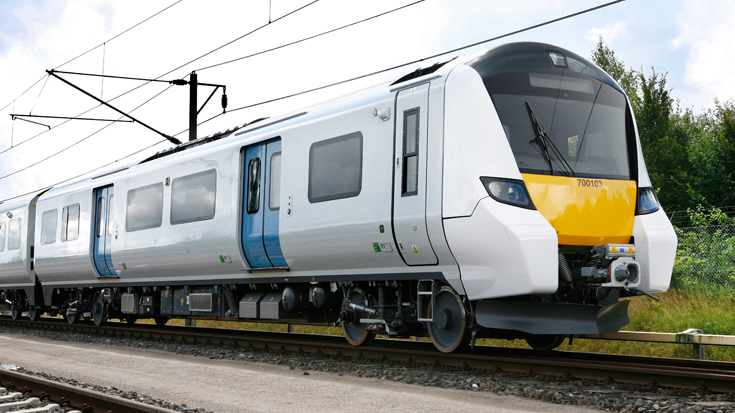 Platz für 1.750 Fahrgäste: Der neue Siemens-Zug für das Thameslink-Netz. Per ATO fährt der Zug auf einigen Streckenabschnitten im automatisierten Betrieb.
