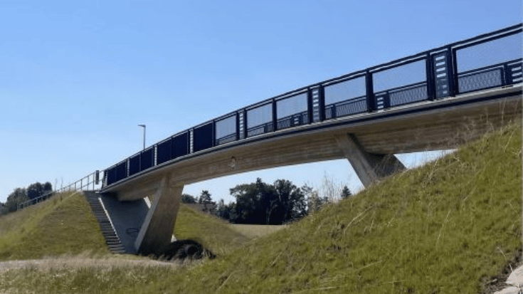 Die Fahrrad-Leuchtturmtrasse in Wunstorf