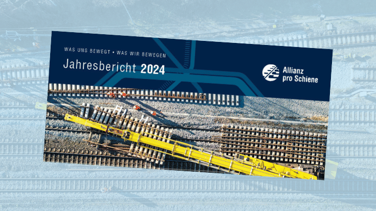 Jahresbericht 2024 der Allianz pro Schiene