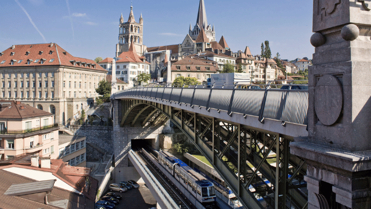 Die vollautomatische Metro in Lausanne 